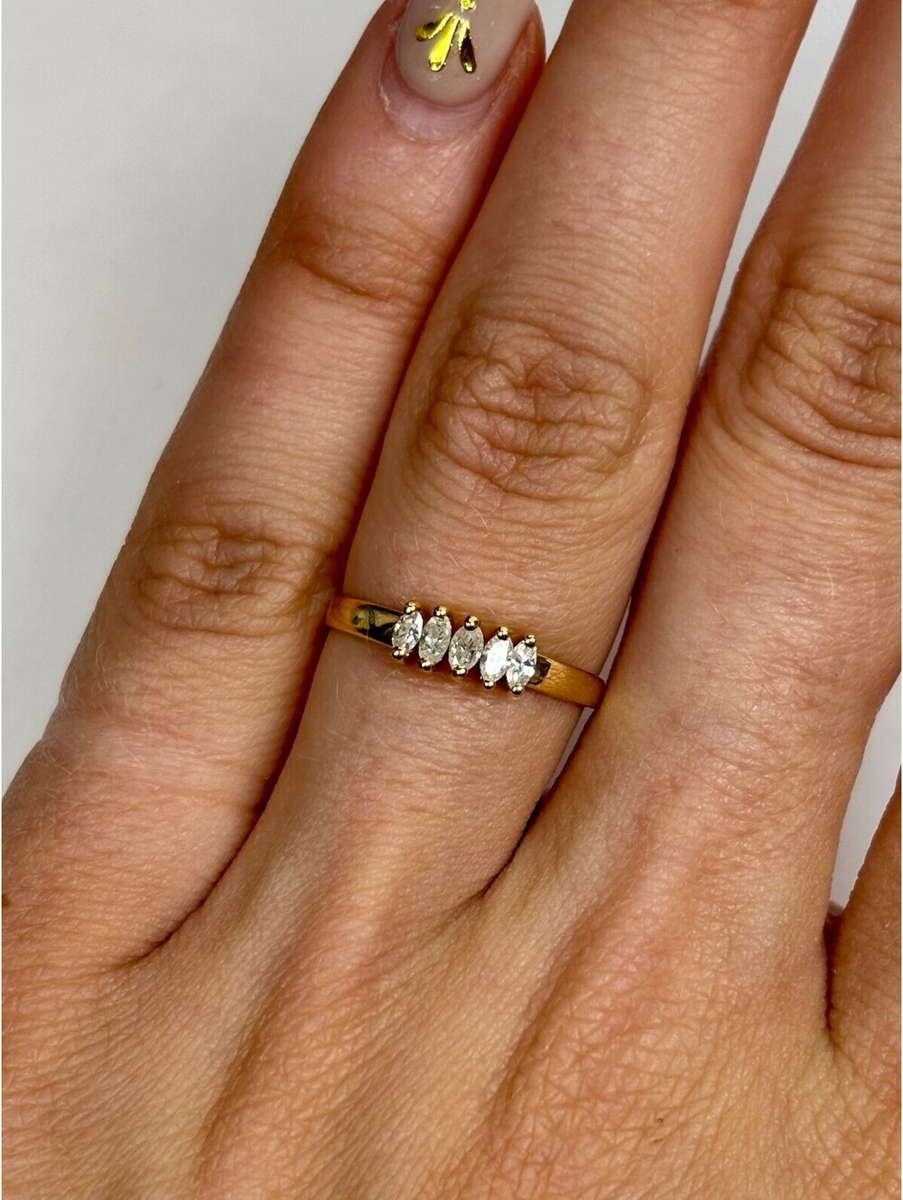 14k Yellow Gold Diamond Ring